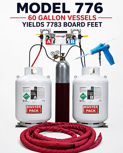 Spray foam Rental Program Model 776