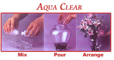 aqua clear process - mix, pour, arrange