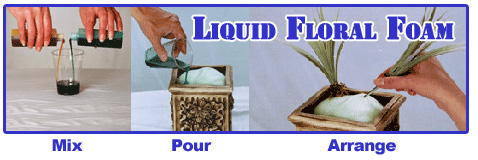 liquid floral foam use