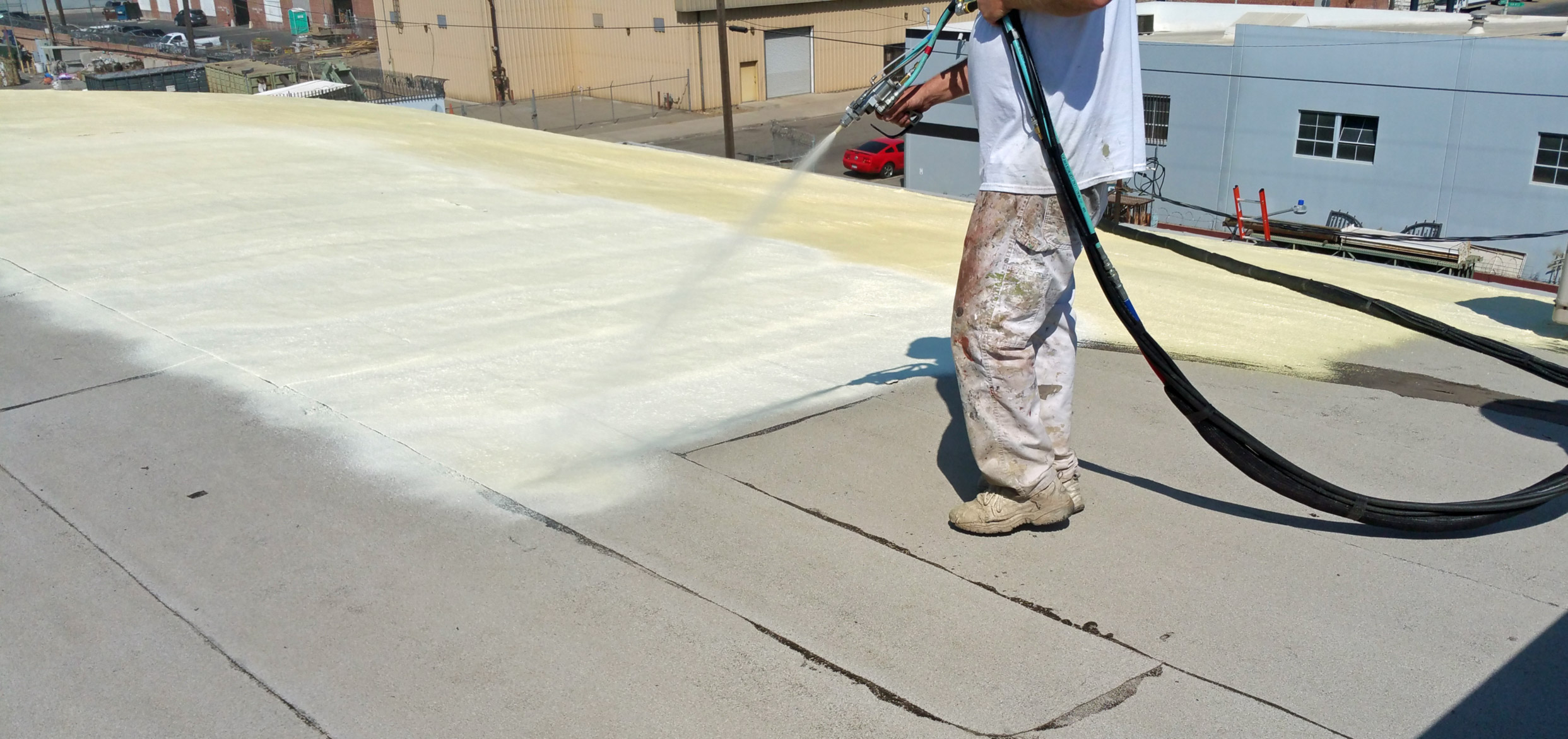 Spray Foam Roofing Waterproofing MasterPKG